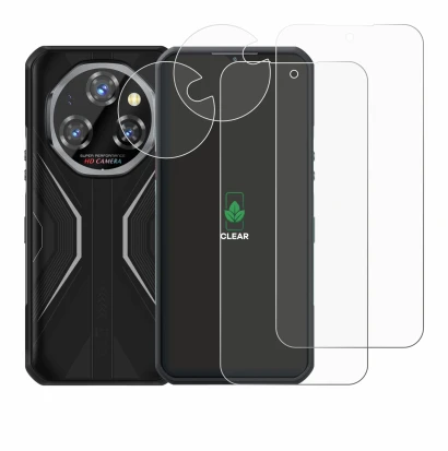 Imagen del dispositivo Oukitel WP55 Pro (Frontal+Cámara) con una amplia variedad de protectores de pantalla.