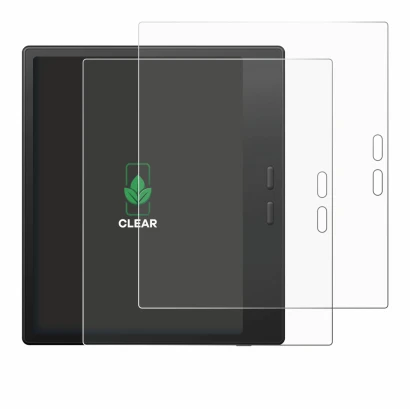 Imagen del dispositivo Boox Go Color 7 Gen II con una amplia variedad de protectores de pantalla.