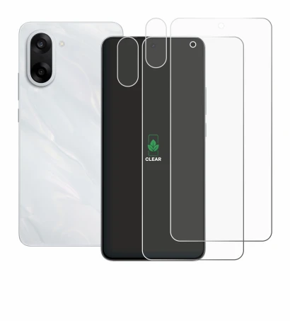 Imagen del dispositivo OnePlus Nord CE 5 (Frontal+Cámara) con una amplia variedad de protectores de pantalla.