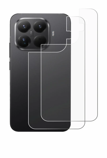 Imagen del dispositivo Xiaomi 15T Pro (Trasero) con una amplia variedad de protectores de pantalla.