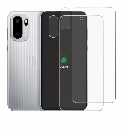 Imagen del dispositivo OnePlus Ace 6 (Frontal+Cámara) con una amplia variedad de protectores de pantalla.