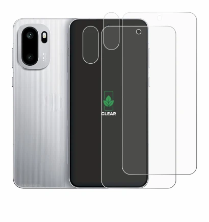 Imagen del dispositivo OnePlus 15R (Frontal+Cámara) con una amplia variedad de protectores de pantalla.