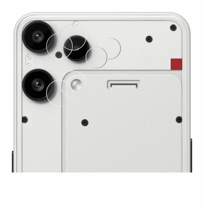 Imagen del dispositivo Nothing Phone (3a) Lite (SÓLO Cámara) con una amplia variedad de protectores de pantalla.