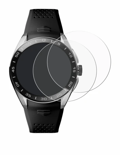 Imagen del dispositivo TAG Heuer Connected Calibre E5 (45 mm) con una amplia variedad de protectores de pantalla.