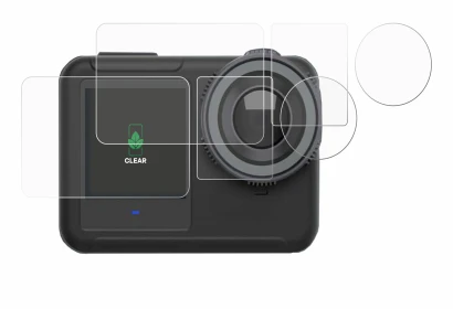 Imagen del dispositivo SVBONY SVGO3 4K con una amplia variedad de protectores de pantalla.