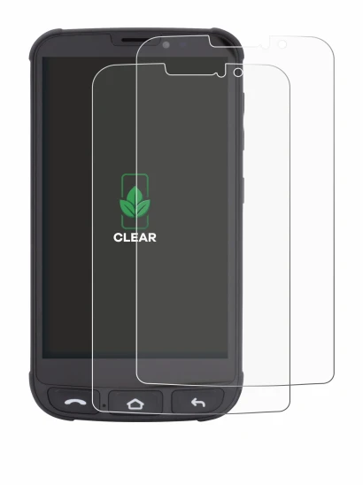 Imagen del dispositivo Olympia Neo Mini con una amplia variedad de protectores de pantalla.