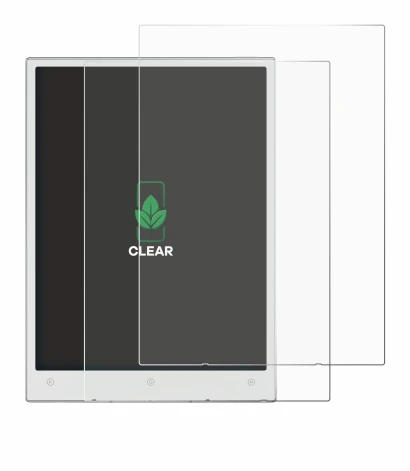 Imagen del dispositivo Viwoods AiPaper Mini con una amplia variedad de protectores de pantalla.