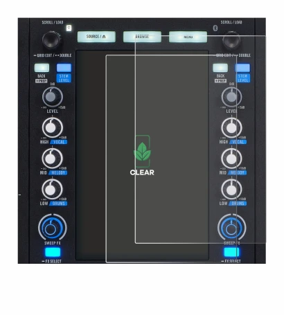 Imagen del dispositivo Rane System One con una amplia variedad de protectores de pantalla.