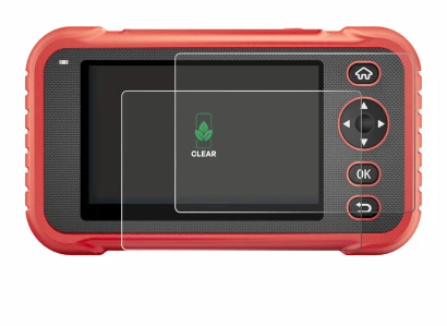 Imagen del dispositivo Launch CRP129E Plus con una amplia variedad de protectores de pantalla.