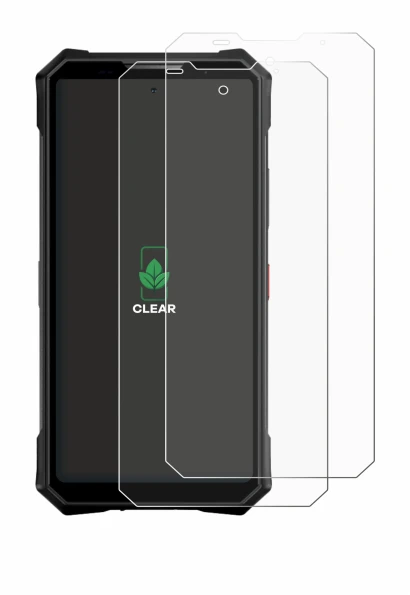 Imagen del dispositivo Doogee V50 Pro con una amplia variedad de protectores de pantalla.