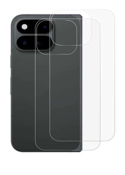 Imagen del dispositivo Google Pixel 11 Pro Fold (Trasero) con una amplia variedad de protectores de pantalla.
