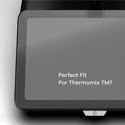 Dispositivo Vorwerk Thermomix TM7 con protector de pantalla aplicado