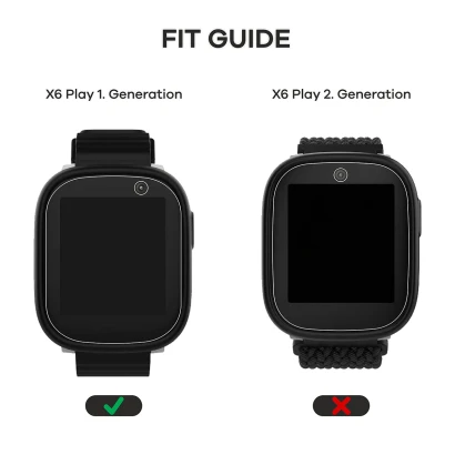 Dispositivo Xplora X6 Play 2022 (1a Generation) con protector de pantalla aplicado