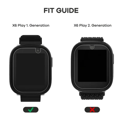 Dispositivo Xplora X6 Play 2022 (1a Generation) con protector de pantalla aplicado