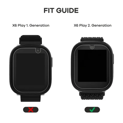 Dispositivo Xplora X6 Play 2025 (2da generación) con protector de pantalla aplicado