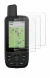 Imagen del dispositivo Garmin GPSMAP 66sr con una amplia variedad de protectores de pantalla.