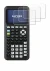 Imagen del dispositivo Texas Instruments TI-84 Plus CE-T Python con una amplia variedad de protectores de pantalla.