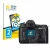 Parte frontal de un envase de producto con el logotipo de la marca BROTECT. Al lado se muestra el dispositivo Nikon D70 con su