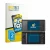 Parte frontal de un envase de producto con el logotipo de la marca BROTECT. Al lado se muestra el dispositivo Nintendo DS LITE