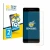 Parte frontal de un envase de producto con el logotipo de la marca BROTECT. Al lado se muestra el dispositivo Google Pixel 2 c