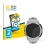 Parte frontal de un envase de producto con el logotipo de la marca BROTECT. Al lado se muestra el dispositivo Garmin Instinct 