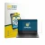 Parte frontal de un envase de producto con el logotipo de la marca BROTECT. Al lado se muestra el dispositivo HP EliteBook 250