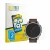 Parte frontal de un envase de producto con el logotipo de la marca BROTECT. Al lado se muestra el dispositivo Garmin D2 Mach 2