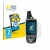 Parte frontal de un envase de producto con el logotipo de la marca BROTECT. Al lado se muestra el dispositivo Garmin GPSMAP 60