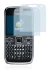 Imagen del dispositivo Nokia E72 con una amplia variedad de protectores de pantalla.