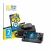 Parte frontal de un envase de producto con el logotipo de la marca BROTECT. Al lado se muestra el dispositivo Icom IC-7100 con