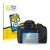 Parte frontal de un envase de producto con el logotipo de la marca BROTECT. Al lado se muestra el dispositivo Canon EOS 1200D 