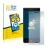 Parte frontal de un envase de producto con el logotipo de la marca BROTECT. Al lado se muestra el dispositivo BlackBerry Motio