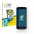 Parte frontal de un envase de producto con el logotipo de la marca BROTECT. Al lado se muestra el dispositivo Beafon M7 Lite p