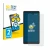 Parte frontal de un envase de producto con el logotipo de la marca BROTECT. Al lado se muestra el dispositivo Hisense A9 con s