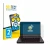 Parte frontal de un envase de producto con el logotipo de la marca BROTECT. Al lado se muestra el dispositivo GPD Win Max 2 20