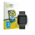 Parte frontal de un envase de producto con el logotipo de la marca BROTECT. Al lado se muestra el dispositivo Pebble Time 2 20
