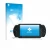 Parte frontal de un envase de producto con el logotipo de la marca upscreen. Al lado se muestra el dispositivo Sony PSP 1000 c