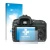 Parte frontal de un envase de producto con el logotipo de la marca upscreen. Al lado se muestra el dispositivo Sony Alpha 350 