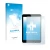 Parte frontal de un envase de producto con el logotipo de la marca upscreen. Al lado se muestra el dispositivo Apple iPad Mini