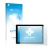 Parte frontal de un envase de producto con el logotipo de la marca upscreen. Al lado se muestra el dispositivo Microsoft Surfa