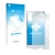 Parte frontal de un envase de producto con el logotipo de la marca upscreen. Al lado se muestra el dispositivo Samsung Galaxy 