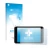 Parte frontal de un envase de producto con el logotipo de la marca upscreen. Al lado se muestra el dispositivo Tesco hudl2 con