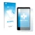 Parte frontal de un envase de producto con el logotipo de la marca upscreen. Al lado se muestra el dispositivo Chuwi Vi7 con s