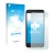 Parte frontal de un envase de producto con el logotipo de la marca upscreen. Al lado se muestra el dispositivo LG Nexus 5X con