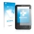 Parte frontal de un envase de producto con el logotipo de la marca upscreen. Al lado se muestra el dispositivo Amazon Kindle 3