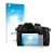 Parte frontal de un envase de producto con el logotipo de la marca upscreen. Al lado se muestra el dispositivo Panasonic Lumix