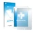 Parte frontal de un envase de producto con el logotipo de la marca upscreen. Al lado se muestra el dispositivo Apple iPad 9.7 