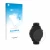 Parte frontal de un envase de producto con el logotipo de la marca upscreen. Al lado se muestra el dispositivo Garmin Forerunn
