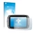 Parte frontal de un envase de producto con el logotipo de la marca upscreen. Al lado se muestra el dispositivo TomTom Rider 50