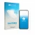 Parte frontal de un envase de producto con el logotipo de la marca upscreen. Al lado se muestra el dispositivo Samsung Galaxy 